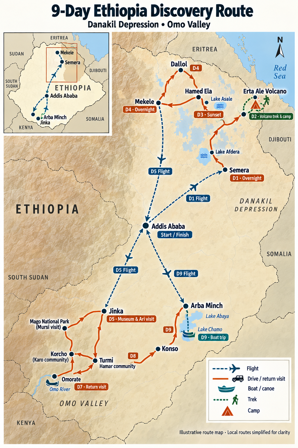 Tour Route Map