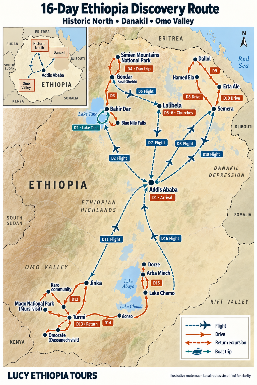 Tour Route Map