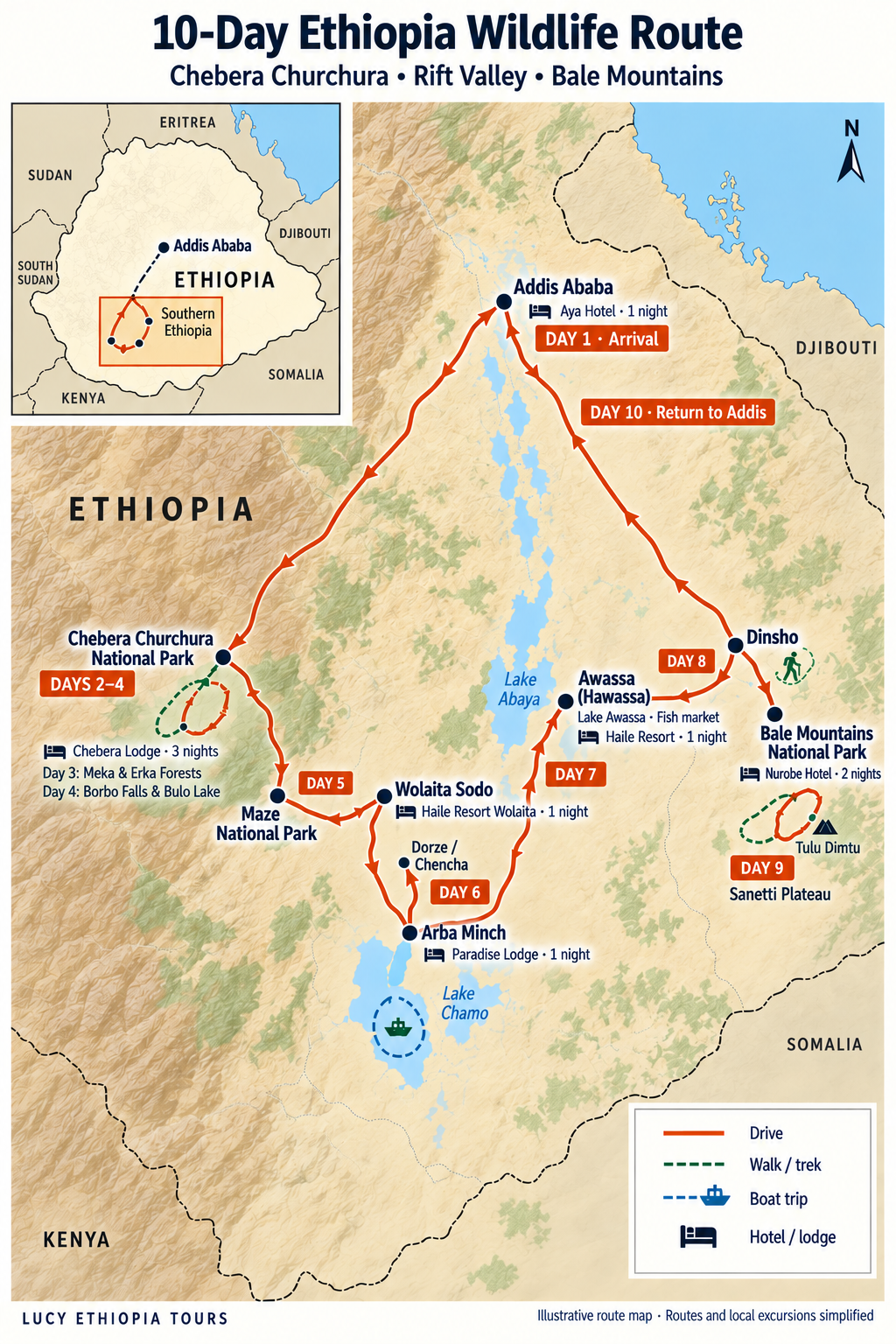 Tour Route Map