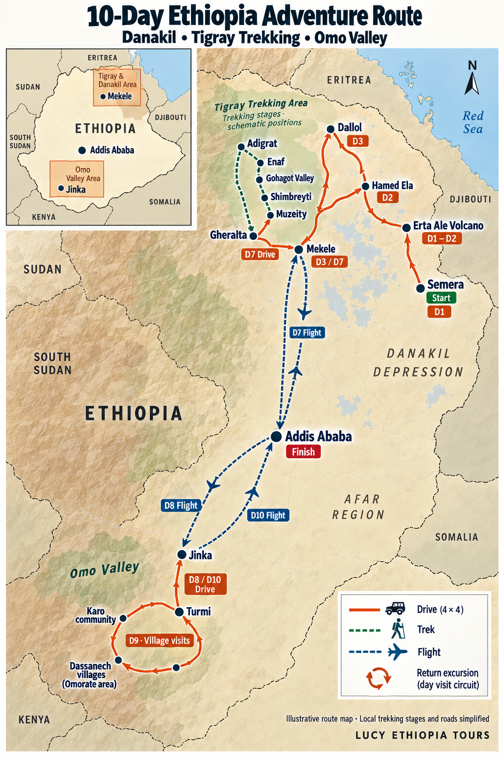 Tour Route Map