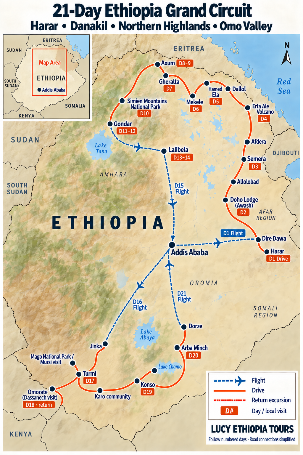 Tour Route Map