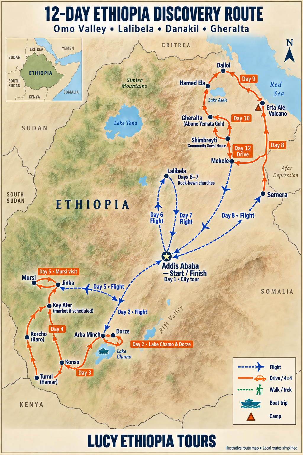Tour Route Map