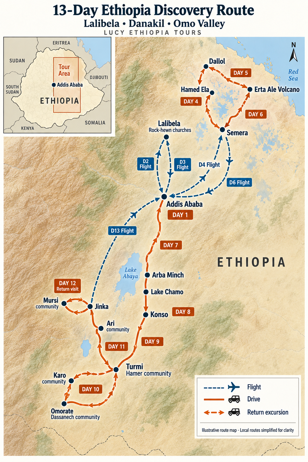 Tour Route Map