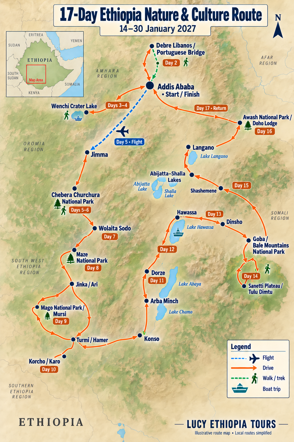 Tour Route Map