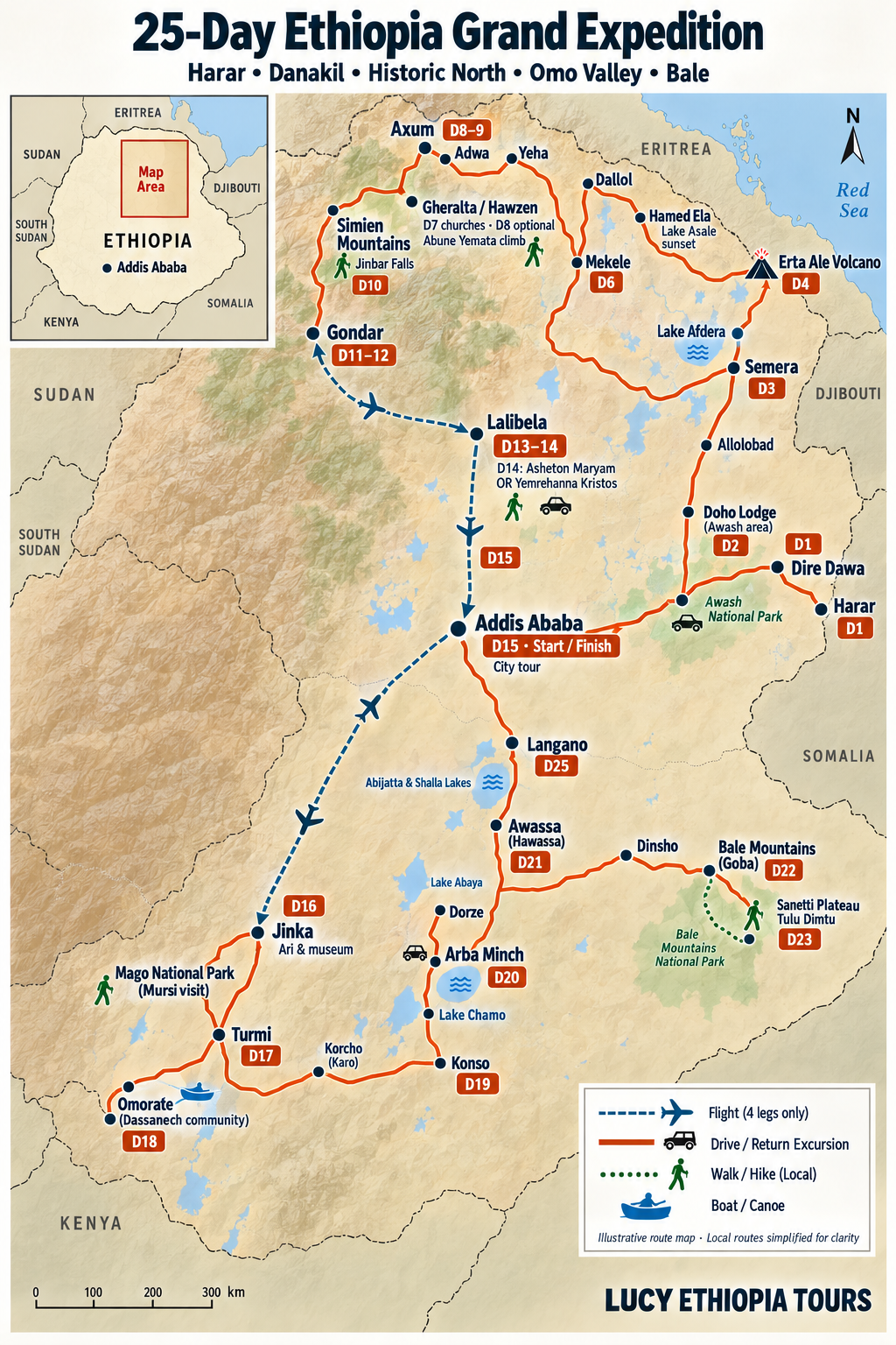 Tour Route Map